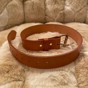 Filson Tan Bridle Leather Belt